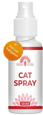 ADEMA NATURAL® CAT Spray - Katzen Abwehr Spray - Verpiss Dich Katze - 50 ml Inhnalt