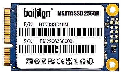 BAITITON MSATA III SSD Unità a Stato Solido Interno 256GB