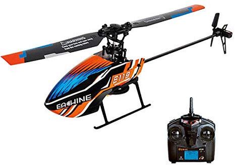 XK RC Hubschrauber, Helicopter E119 2.4G 4CH 6-Aixs Gyro Flybarless RTF