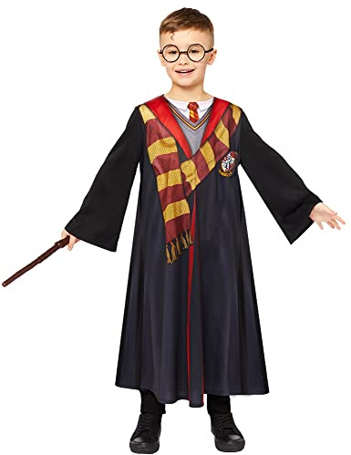 Amscan - Kinderkostüm Harry Potter, Hogwarts, Gryffindor, Magier, Zauberer, Karneval, Fasching