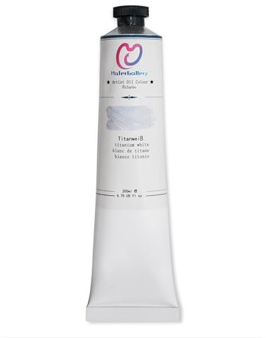 200 ml Artist Ölfarbe hochwertige Ölfarbe Titanweiß