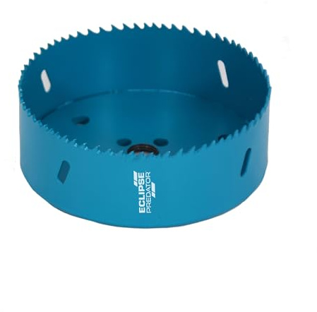 Eclipse Professional Tools EBVP-121 121 mm Predator Bimetall-Lochsäge aus Schnellarbeitsstahl mit variabler Teilung (Nur Lochsäge)