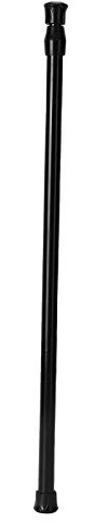Hanging Bar Rail, Oval Tension Shower Curtain Rod Extendable Metal Rail Bar Clothes Hanger Drying Rack for Curtains, Bathroom Window Closet Hanging Pole (40-70 thin rod with a