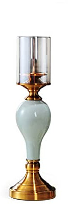 HEXEH Kerzenhalterhalter Kreative Kerzenhalterdekoration Nordische romantische Heimdekoration Kerzenhalter Neue chinesische Stil Veranda Fernseher Kabinettsdekoration Kandelaber (Size : B)