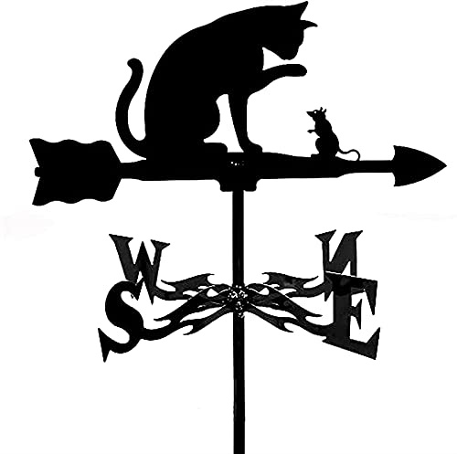 EICOFF Girouette en Fer forgé pour Jardin d'animaux en métal pour décoration d'ornement de terrasse de Jardin Décoration créative en Acier Inoxydable Lapin Décoration de Jardin en Plein air Rétro G
