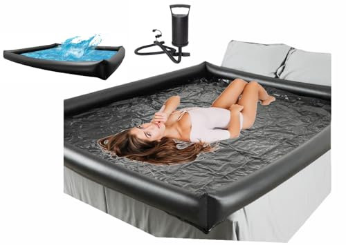 Lotion Schwimmbad Wasserdicht Aufblasbare Bett Air Bettlaken Pool SM Bondage PVC laken Spritzende öl Spa Massage 189 * 161cm