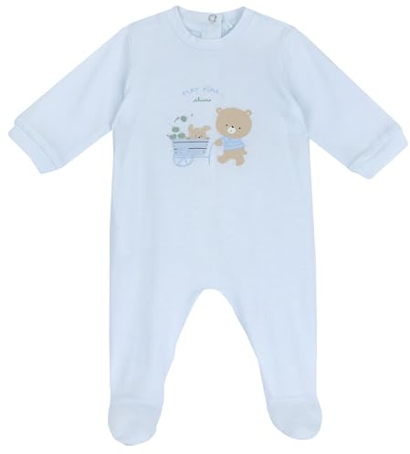 Chicco, Tutina Neonato, in Morbido e Leggero Cotone, con Comoda Apertura sulla Schiena, Ideale per la Primavera e l'Autunno, Designed in Italy, Abbigliamento Neonato 0-24 Mesi