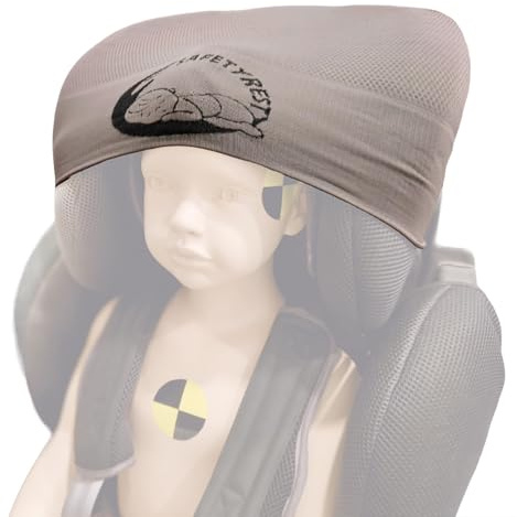 SAFETY REST Reposacabezas Coche Niño - Cinta para Cabeza para Silla de Coche - Sujeta Cabezas Niños - Cómodo y Seguro