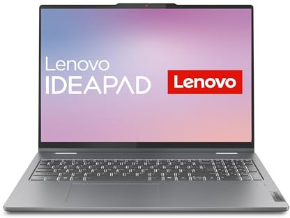 Lenovo IdeaPad 5 2-in-1 Laptop | 16 WUXGA Display | Intel Core 7 150U | 16GB RAM | 512GB SSD | Intel Grafik | Windows 11 Home | QWERTZ | grau | 3 Monate Premium Care