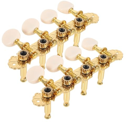 HYTROVE 1 Satz Gitarre Stimmgeräte Set String Mandoline Tuning Pegs Metallische Mechaniken für Präzises für Anfänger Reparaturen Langlebig Stabil