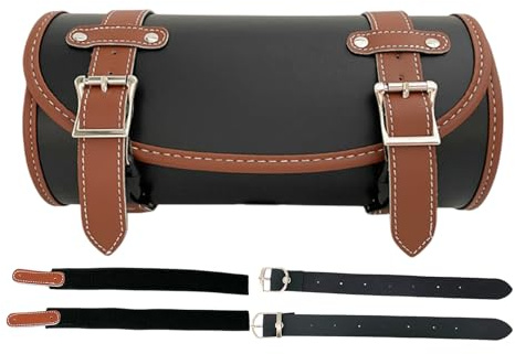 Xinhuju Bolsa para asiento trasero, rodamientos de rodillos, bolsa de piel impermeable, uso para viajes urbanos y engranajes de viaje de larga distancia, herramientas, requisitos de uso