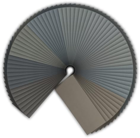 Set di 72 fogli di carta vetrata, secca e bagnata, carta vetrata, carta vetrata fine, 400-3000, carta vetrata a umido per legno, pietra, vernice, metallo, 9 x 3,6 pollici