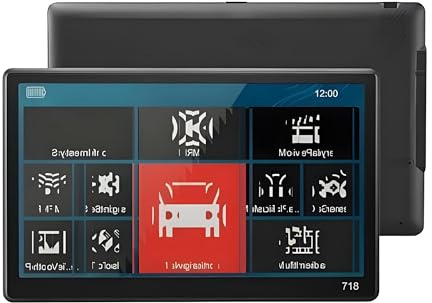 CarPlay GPS 7 Pouces pour camions et véhicules avec Bluetooth, 256 Mo + 16 Go de Stockage, Compatible Les Poids Lourds(Normal)