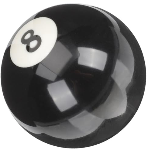 VINTORKY Professionelle Billardkugel aus Harz Ersatz Spielball für Poolbillard Kratz und Stoßfeste 8 Stück Kugel für Training und Freizeit