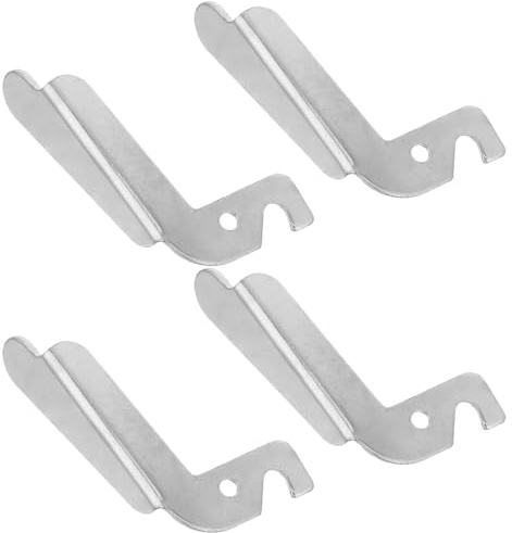 Ciieeo 4pcs Replacement Door Handle for Coal Boilers and Fireplaces, Stainless Steel with High Heat Performance and Easy Installation, Sturdy Boiler Grip Replacement for Home Heating