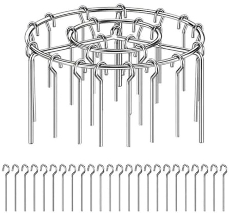 Soporte vertical para brochetas para freidora de aire | Apto para kabobs, pollo y marisco; fácil de limpiar; 1 soporte para brochetas