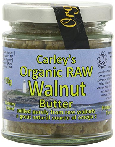 Carley's Organic RAW Walnut Butter 170g (Case of 6)
