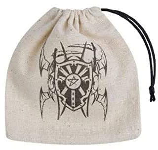 Q-Workshop VAM41 - Vampire Beige & Black Basic Dice Bag