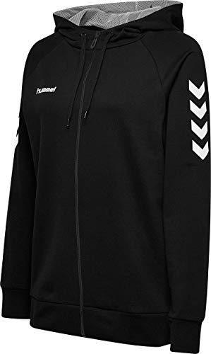 hummel, HMLGO Cotton Zip Hoodie Woman, Black, 2XL