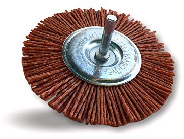 Kibros Lot 3 brosses rot. circ. nylon grain 80 Ø 100 mm tige Ø 6 mm
