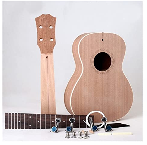 KERREY 23-Zoll-Tenor-Ukulele-Bausatz mit Palisander-Griffbrett und Zeder-Deckplatte, 4 Nylon-Saiten, ideal für Anfänger bis Profis, Geschenkidee für jeden Anlass