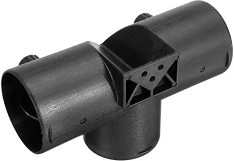 SPORTARC Kit de conduit de sortie d'air, connecteur de sortie en T réglable de 60 mm avec rabat Vavle pour conduit de chauffage Webasto, conduit de chauffage, tuyau d'échappement et collier de serrage
