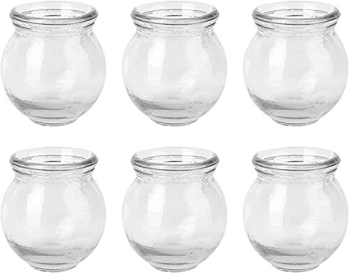 FOOJO Schröpfset Silikon-Schröpftherapie-Set Lure Schröpftherapie-Sets Holztherapie-Massage-Tools-Kit 1 Set mit 6 Stück Glas-Schröpftherapie-Set Feuerschale Vakuum-Schröpftherapie-Gerät Schröpfbecher