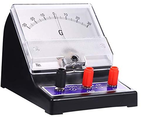 Wlauqueta Amperometro analogico Tipo puntatore tester amperometro elettrico amperometro sensibile -amperometro galvanometro