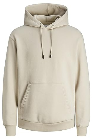 JACK & JONES Moonbeam Jjebradley Noos Hooded Sweatshirt, M, M UK