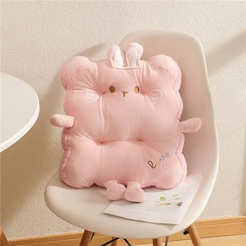 Sarah Duke Sitzkissen Kinder Schule, Bodenkissen Kinder Weich Stuhlkissen Bank, Süß Stuhl Sitzpolster Sitz Auflage Tier Kissen Kinderzimmer Schule (Rosa)