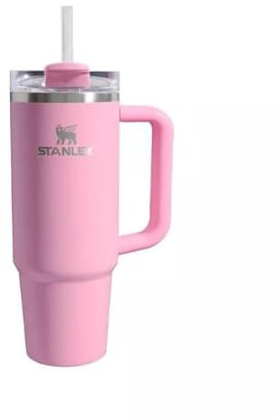 Stanley Flowstate Quencher Tumbler in acciaio inox H2.0 da 30 once rosa frizzante