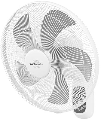 Orbegozo WF 0248 Ventilador de Pared con Mando a Distancia 60W Blanco