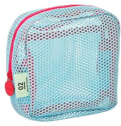 Bolsa de almacenamiento de malla, bolsa organizadora de cosméticos de