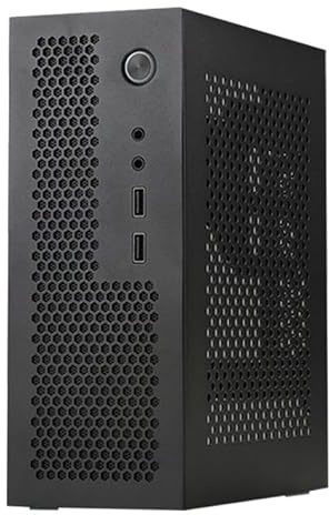 A09 ITX Custodia per computer desktop HTPC piccolo 1U case PC gaming chassis per scheda madre ITX per casa e ufficio
