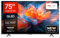 TCL 75T8C 75 QLED 4K HDR Ultra HD TV, Smart TV Powered by Google TV (Dolby Vision & Atmos, 144Hz Motion Clarity Pro, FreeSync, Onkyo 2.1 Sound, Voice Control)