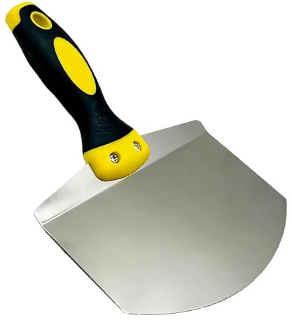 Cazzuola da giardino in metallo – Pala a mano in acciaio inox resistente | Strumento ergonomico per giardinaggio, piccola pala da spiaggia, pala da neve, paletta per cacca, robusta pala da giardino