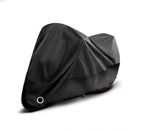 SNXLW Fundas para Moto para KTM 640 LC4 Adventure Cubierta de Motocicleta Protectora Exterior Interior Funda de Moto Cubre Moto Funda Scooter Bicicletas,Black-265 * 105 * 125CM