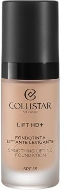 Collistar Lift HD+ Fondotinta Liftante Levigante SPF15, Effetto Lifting Immediato, Finish Satinato Luminoso, Coprenza Media Modulabile, Water Resistant, No Transfer, n. 3R, 30 ml