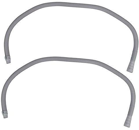 KICHOUSE 2pcs Home Appliance Drain Hose Long Thickened Design Wash Machine Extension Pipe