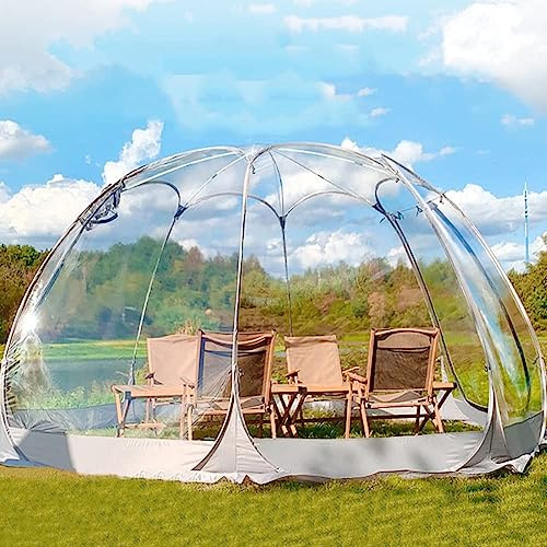 Tente gonflable à bulles 3,6 m Premium Igloo Dome Abri de jardin pour 3 à 6 personnes Serre instantanée Weather Pod pour fête camping