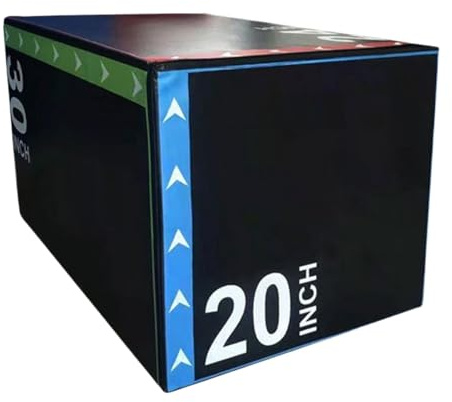 Zymjzbetic Jump Box Fitness Step Up for Saltos, acondicionamiento, Entrenamiento de Fuerza, zancadas para Hacer Ejercicio en casa(76cmx51cmx61cm)