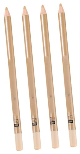 Crayon Correcteur de Maquillage 4 Pcs en Bois Blanc Portable