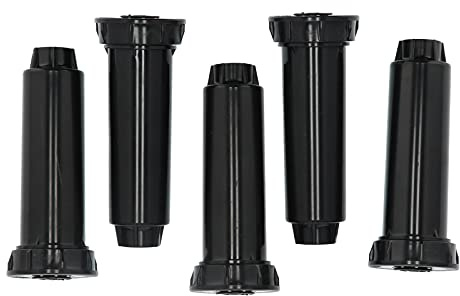 BHGAFD 5Pcs Buried Sprinkler Nozzle, G1/2 Female Thread Pop Up Sprinkler Head, Automatic Lifting Scattering Nozzle with Built - in Filter for Garden Lawn Irrigation, Adjustable Angle 25°