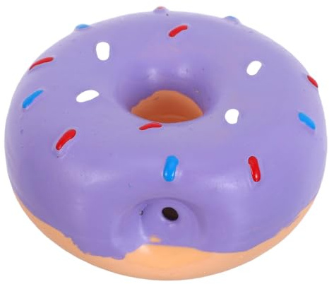 BUGUUYO Munkljudleksak Latex Hundleksak Medelstora Pipig Hundleksak Valpen Leksak Valpleksak Hundtuggar Latex Leksak Violet
