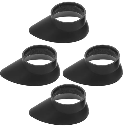 Cabilock Lot de 4 Œilletons en Caoutchouc pour Jumelles et Microscopes, Protections Oculaires Confortables 29-33 Mm, Capuchons D'oculaire Souples Anti-lumière pour Accessoires Télescope