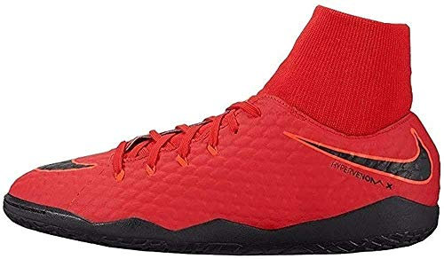 Nike Hypervenomx Phelon 3 Df Ic, Herren Fußballschuhe, Rot (University Red/Bright Crimson/Black 616), 43 EU
