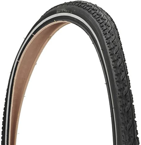 FISCHER Reifen Trekking Reflex, Fahrradreifen, 28 Zoll, 37-622mm, pannensicher, schwarz