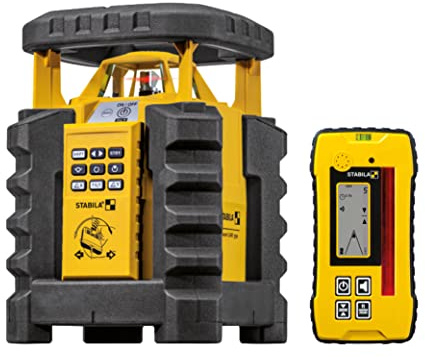 Stabila 19019 Láser rotativo, Amarillo, 7-teiliges Set