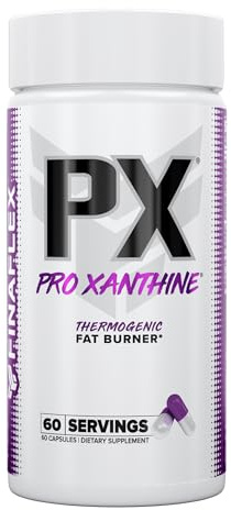 FINAFLEX PX PRO Xanthine - 60 Capsules - Thermogenic - Promotes Energy, Focus & Appetite Suppression - With Caffeine & TeaCrine - 60 Servings