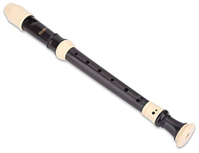 ABS Sopran Blockflöte, 8 Loch, Deutsche Griffweise - Spielflötchen für Musikspielzeug, Lernflötchen für Kinder und Erwachsene - Mit Reinigungsset (Deutscher Stil)